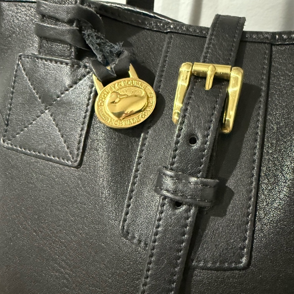 Dooney & Bourke Women's Large Shoulder Bag Tote Shopper Black Leather N - Picture 3 of 16